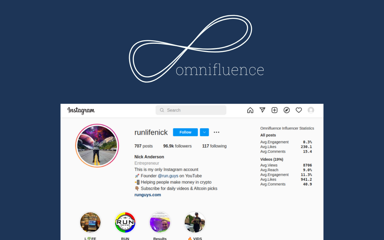 Influencer Insight | Omnifluence.io chrome谷歌浏览器插件_扩展第4张截图
