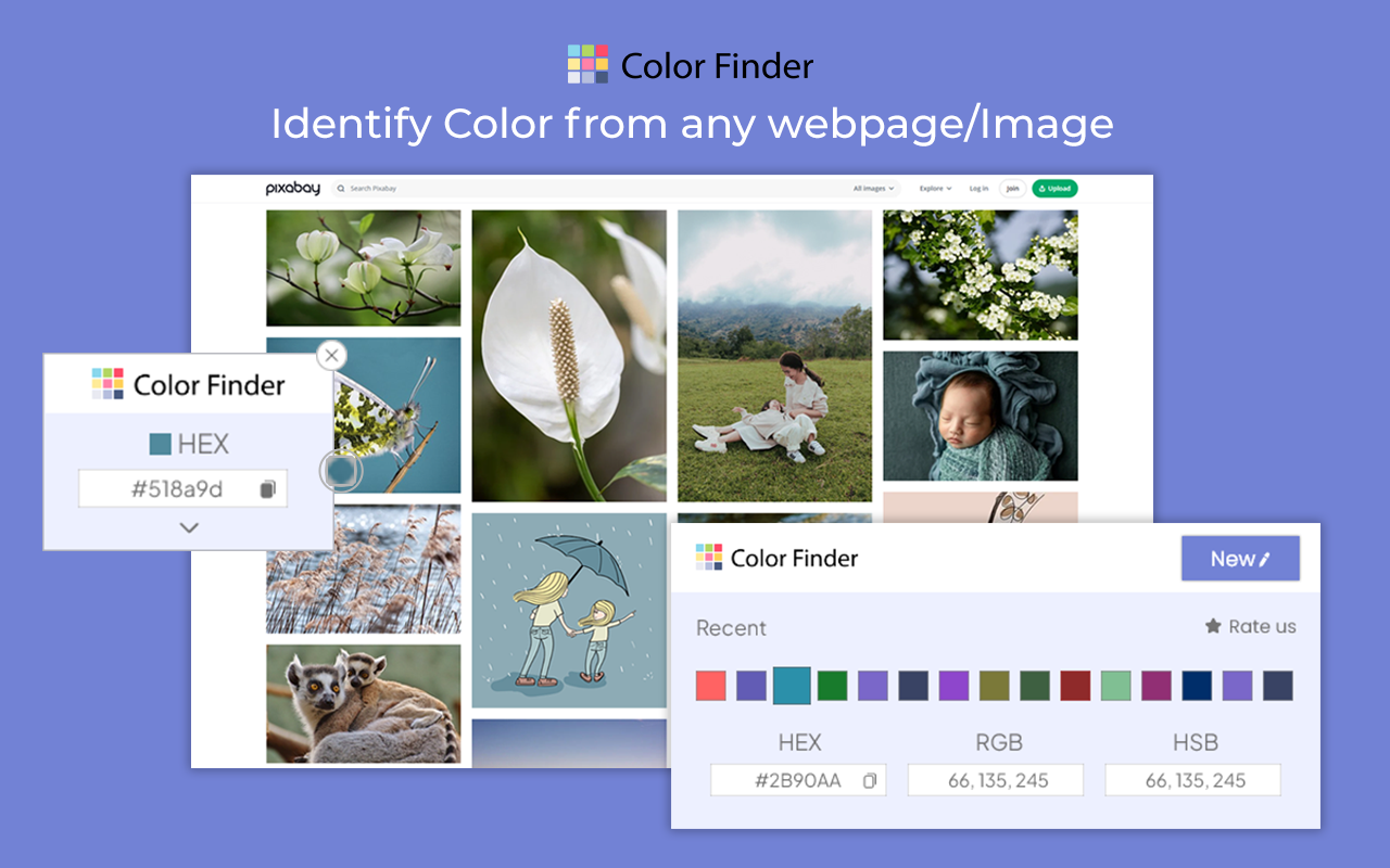 Color Finder chrome谷歌浏览器插件_扩展第1张截图