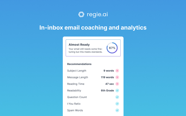 Regie.ai | AI Co-Pilot for Sales Emails chrome谷歌浏览器插件_扩展第5张截图