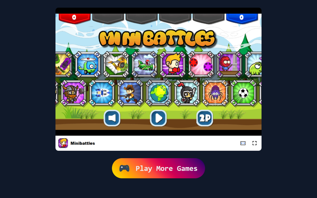 Minibattles 游戏 - 与朋友一起参与 30 个独特的迷你游戏！ chrome谷歌浏览器插件_扩展第1张截图