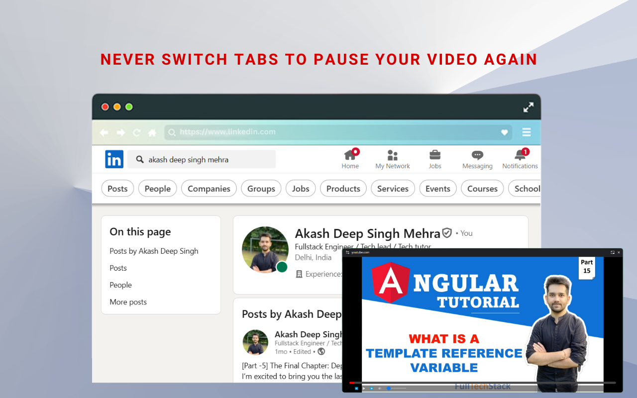 Advanced PiP – Ultimate Picture-in-Picture chrome谷歌浏览器插件_扩展第2张截图