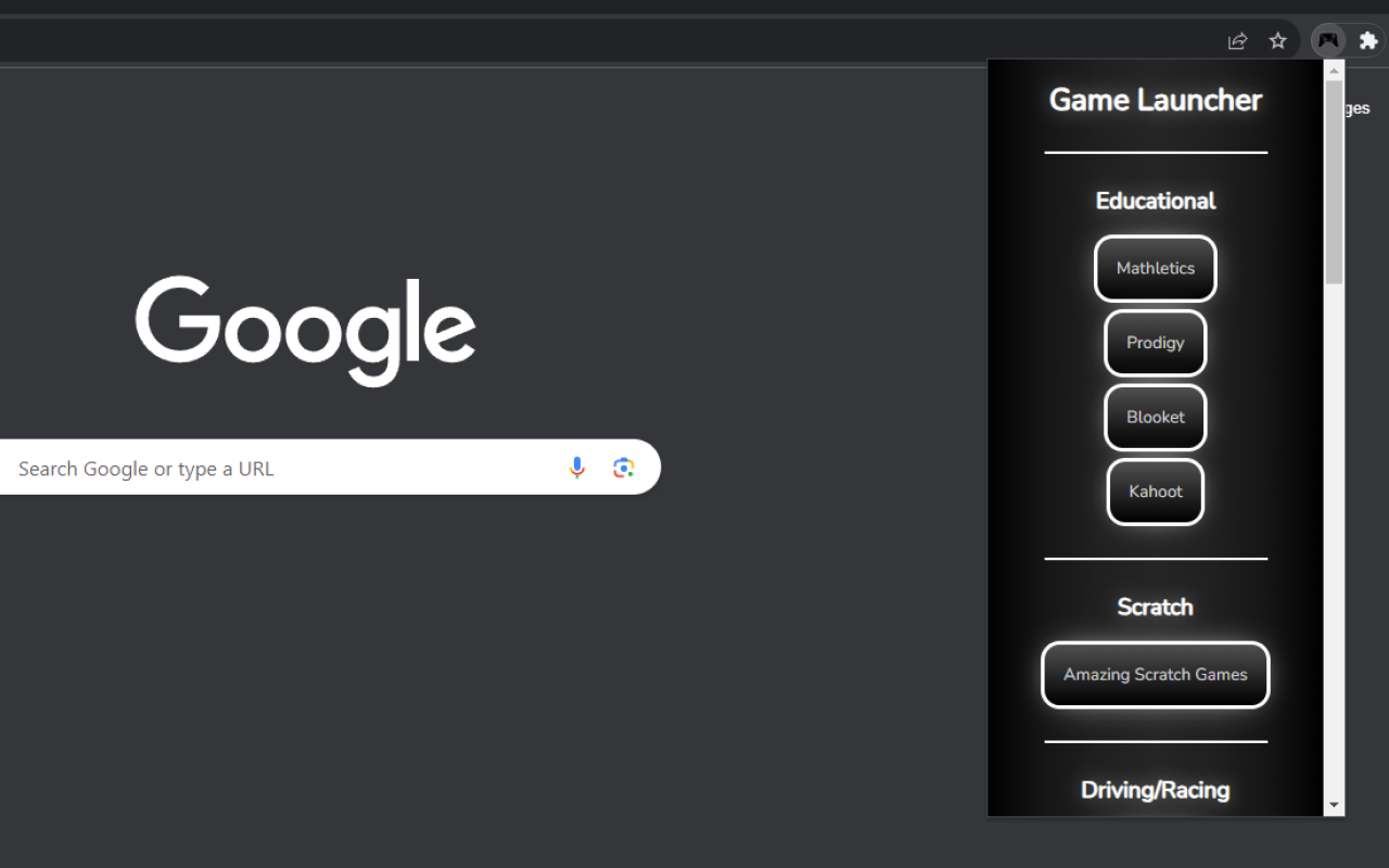 Game Launcher chrome谷歌浏览器插件_扩展第2张截图