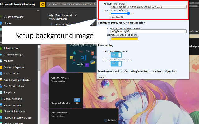 My Azure Portal Extention chrome谷歌浏览器插件_扩展第3张截图