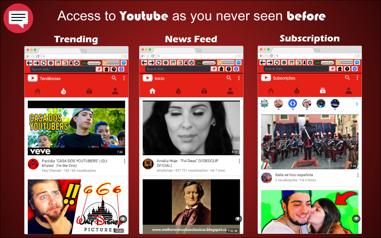 Red Messenger for Youtube chrome谷歌浏览器插件_扩展第3张截图