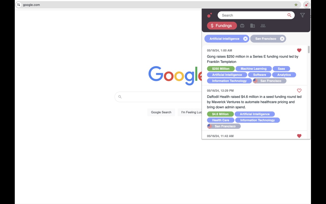 Fundz Extension chrome谷歌浏览器插件_扩展第5张截图