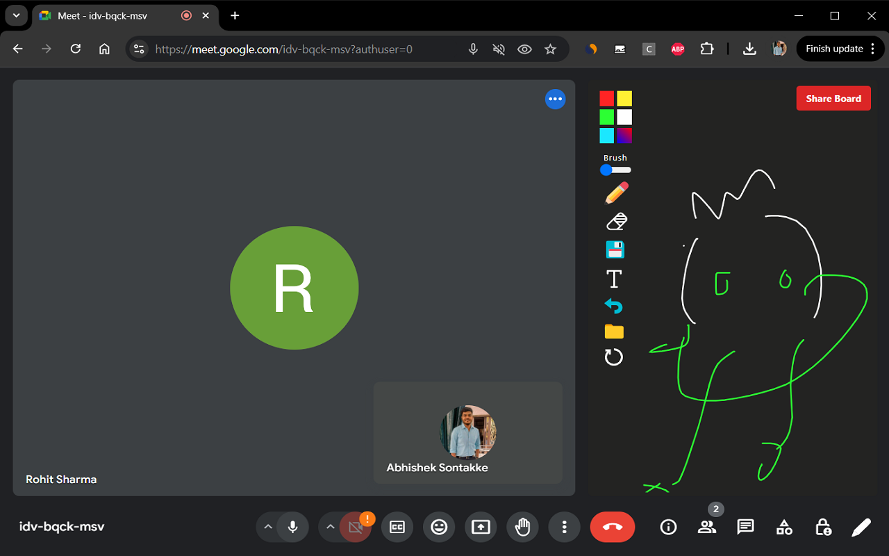 The Blackboard - Lightning-Fast Real-time Collaborative Drawing tool chrome谷歌浏览器插件_扩展第4张截图
