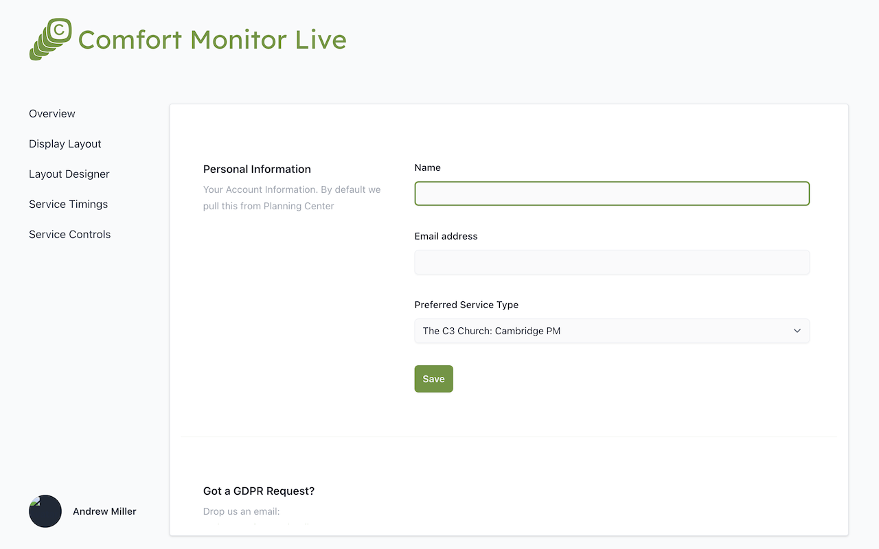Comfort Monitor Live chrome谷歌浏览器插件_扩展第2张截图