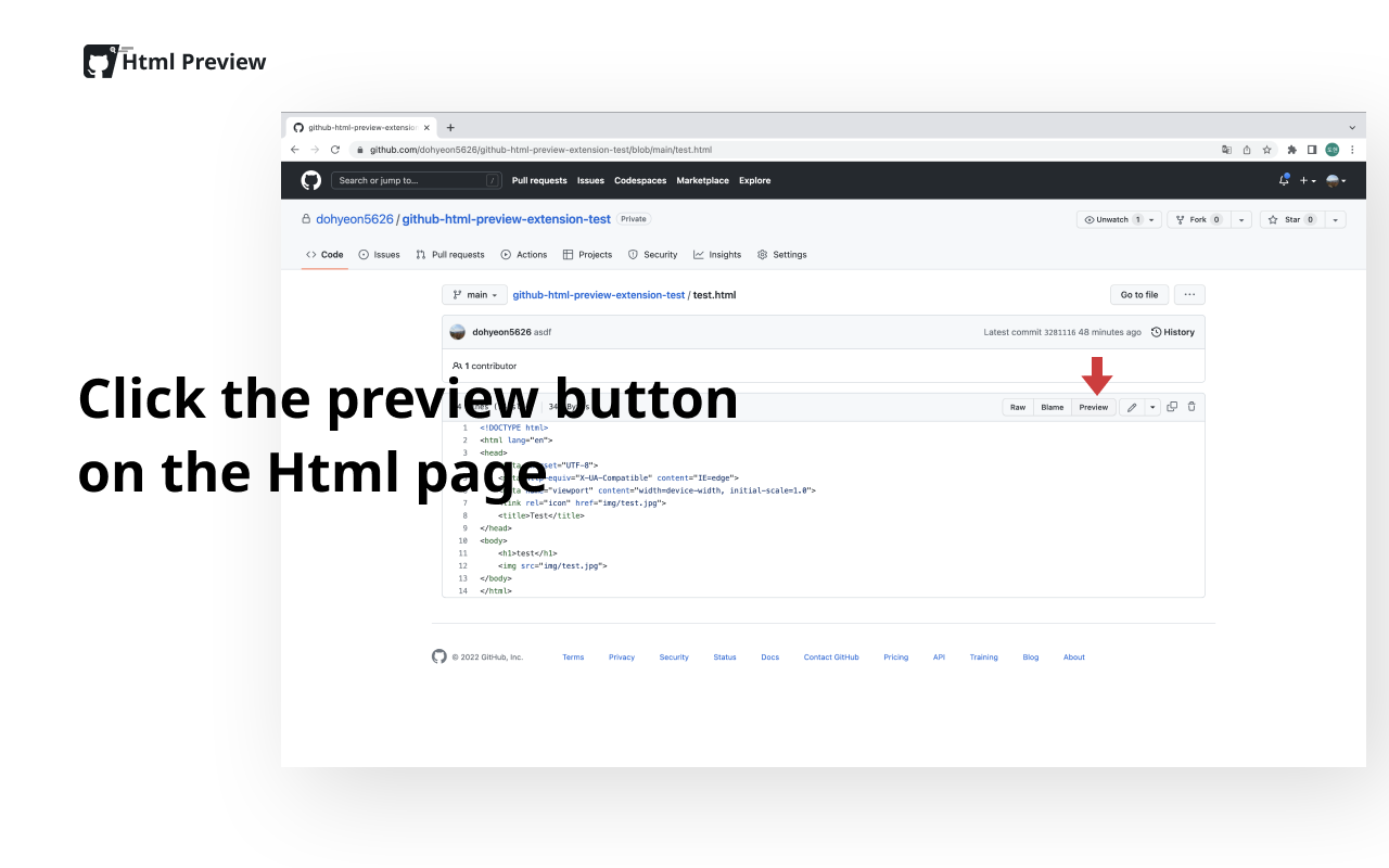 Github Html Preview chrome谷歌浏览器插件_扩展第2张截图