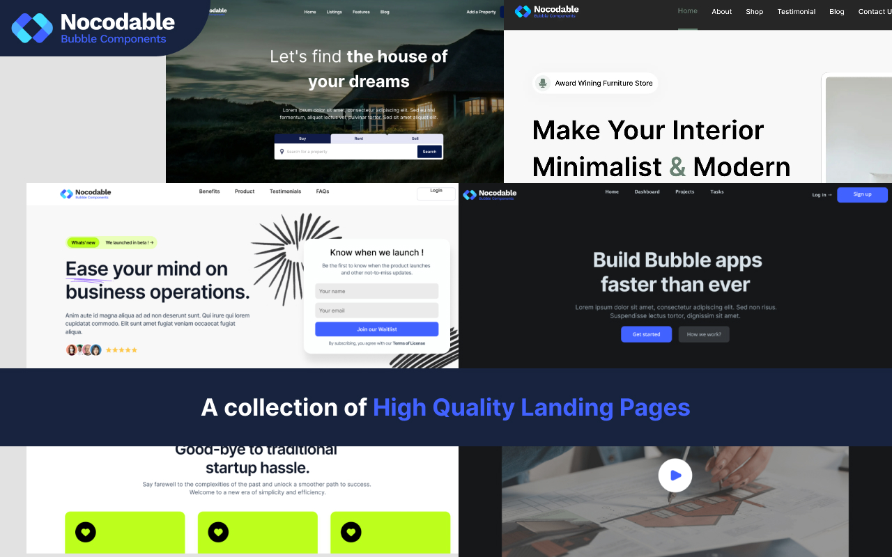 Nocodable - Components Library for Bubble.io chrome谷歌浏览器插件_扩展第3张截图