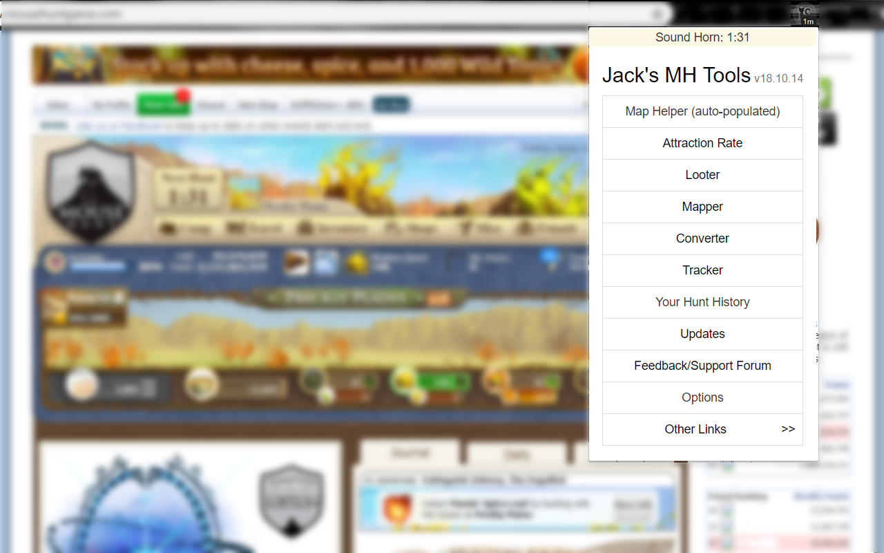 MHCT MouseHunt Helper chrome谷歌浏览器插件_扩展第1张截图