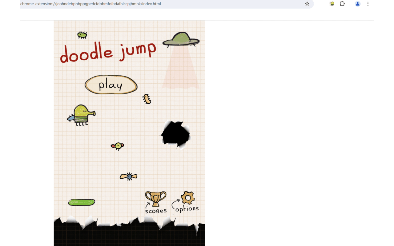 Doodle Jump typical chrome谷歌浏览器插件_扩展第1张截图
