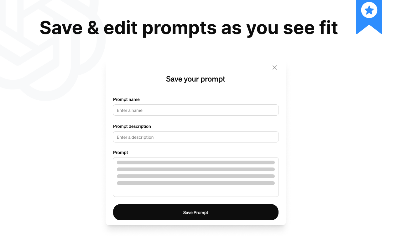 ChatGPT Prompt Saver chrome谷歌浏览器插件_扩展第3张截图