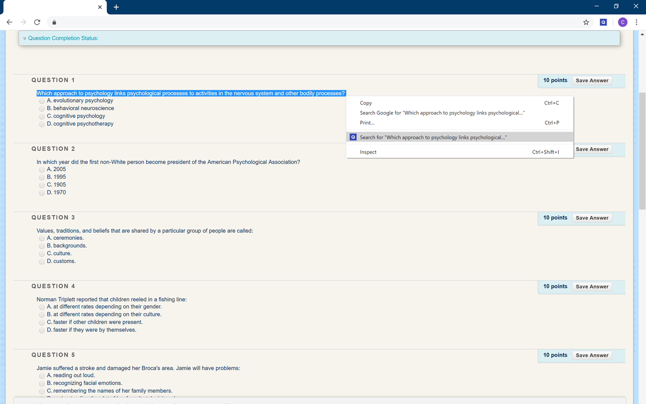 Quizwiz - Ace Your HW & Exams, Now With AI chrome谷歌浏览器插件_扩展第5张截图