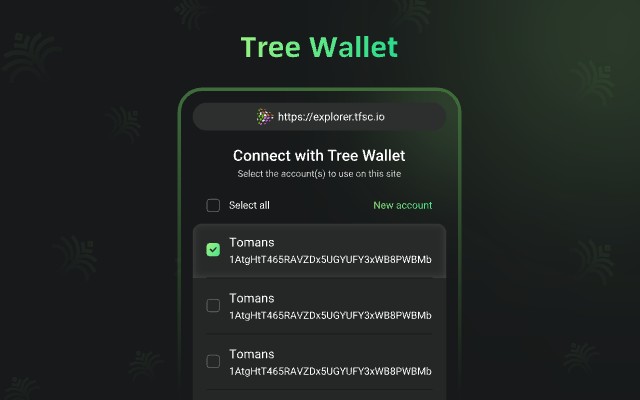 Tree Wallet chrome谷歌浏览器插件_扩展第1张截图