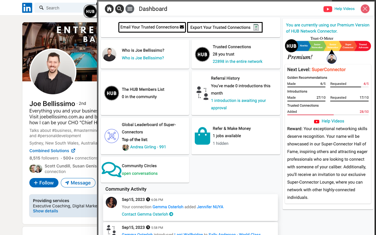 HUB Network Connector chrome谷歌浏览器插件_扩展第1张截图