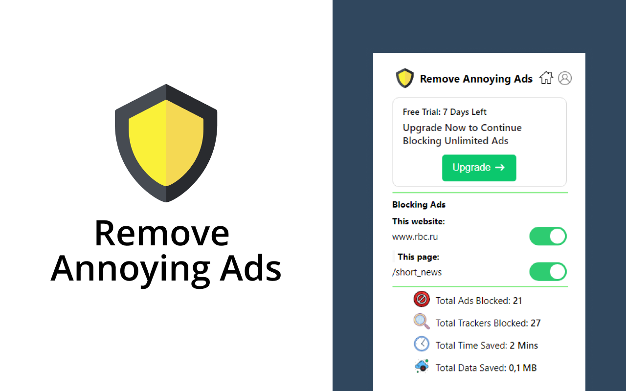 Remove Annoying Ads chrome谷歌浏览器插件_扩展第1张截图