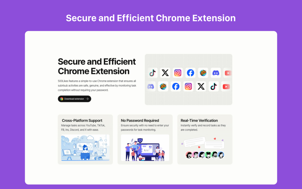 500LikesPlugins chrome谷歌浏览器插件_扩展第2张截图