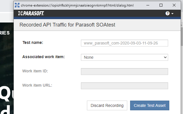 Parasoft 录制器 chrome谷歌浏览器插件_扩展第3张截图