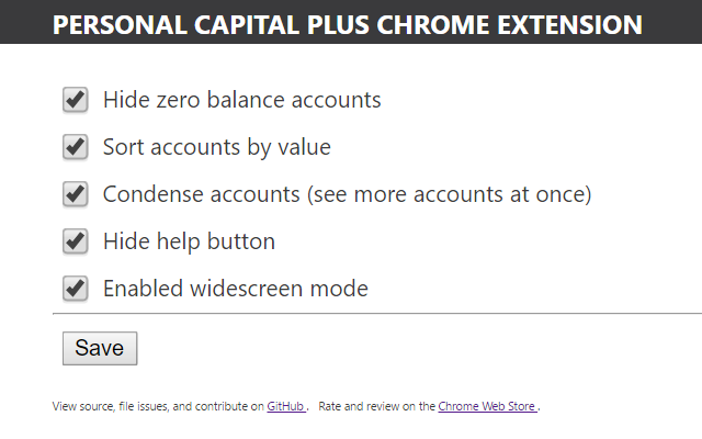 Personal Capital Plus chrome谷歌浏览器插件_扩展第1张截图