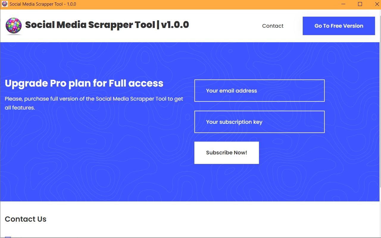 Social Media Scrapper Tool chrome谷歌浏览器插件_扩展第1张截图