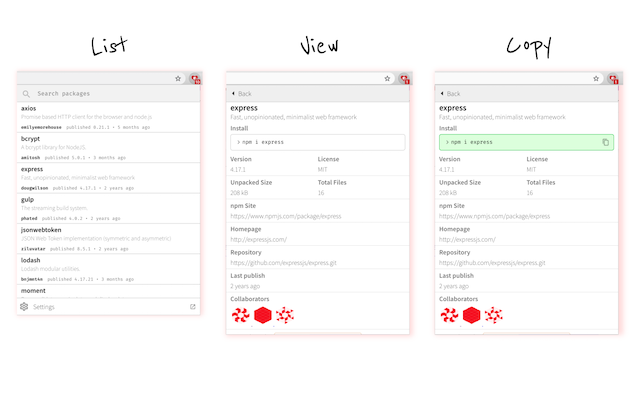 npm faves chrome谷歌浏览器插件_扩展第1张截图