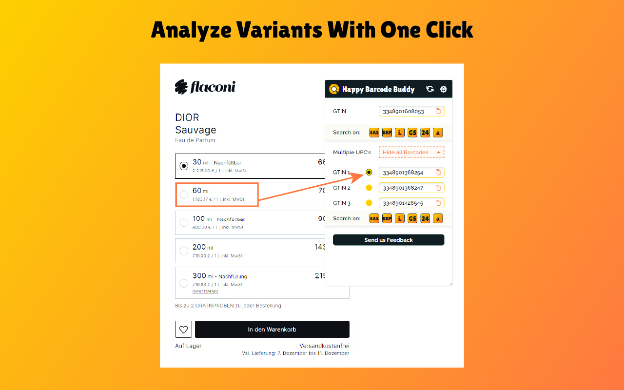 Happy Barcode Buddy chrome谷歌浏览器插件_扩展第2张截图