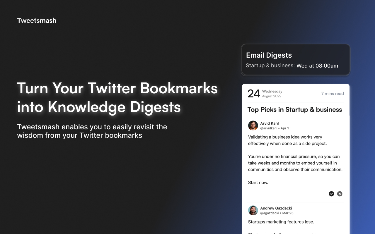 TweetsMash chrome谷歌浏览器插件_扩展第1张截图