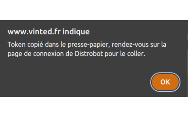 Distrobot connection Vinted chrome谷歌浏览器插件_扩展第2张截图