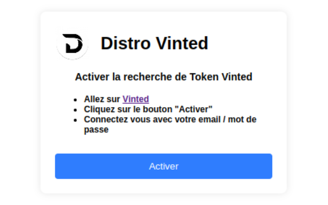 Distrobot connection Vinted chrome谷歌浏览器插件_扩展第4张截图