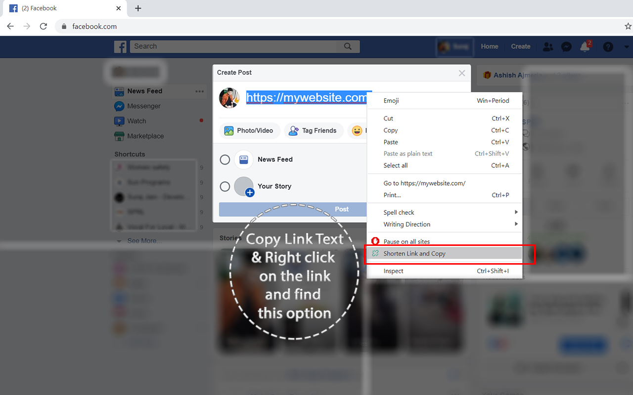 SPRL Link Shortener chrome谷歌浏览器插件_扩展第1张截图