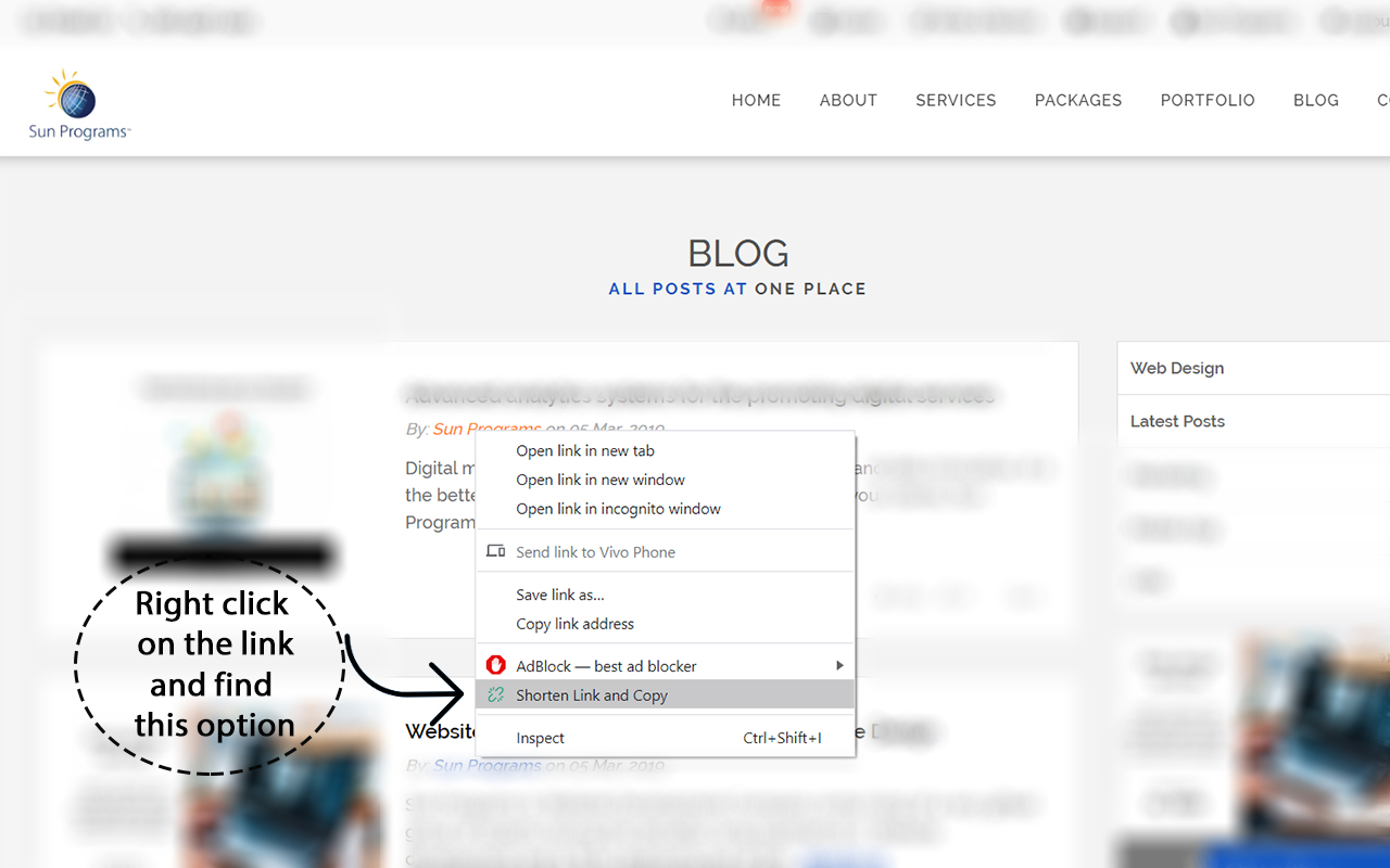 SPRL Link Shortener chrome谷歌浏览器插件_扩展第2张截图