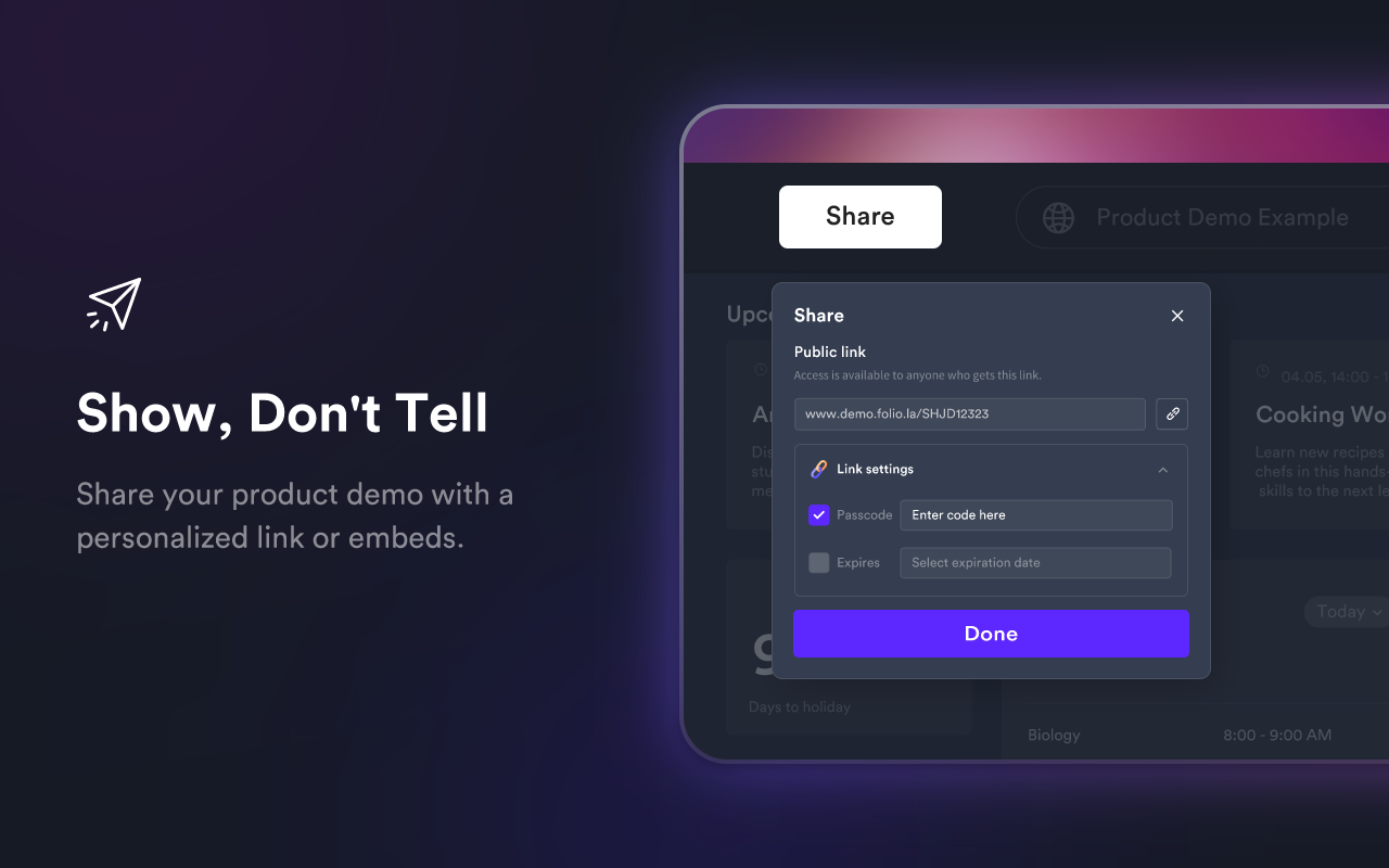 Folio - The no-code game-changer for interactive demos chrome谷歌浏览器插件_扩展第2张截图