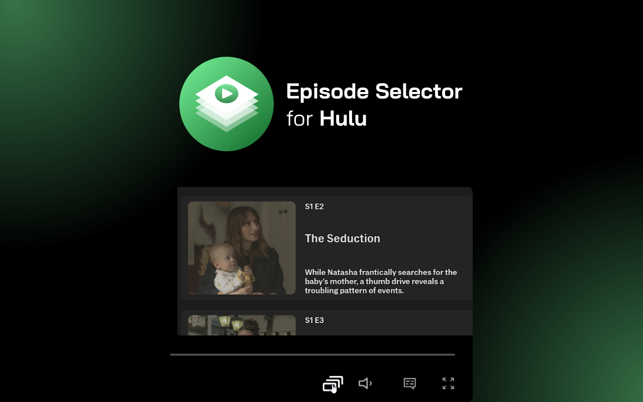Hulu Episode Selector: Hulu episode list. chrome谷歌浏览器插件_扩展第2张截图
