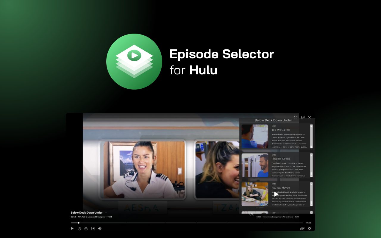 Hulu Episode Selector: Hulu episode list. chrome谷歌浏览器插件_扩展第5张截图