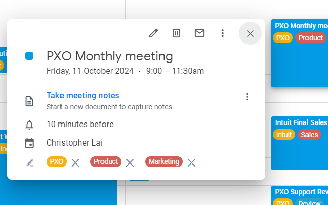 Meeting Dolphin Google Calendar Tags chrome谷歌浏览器插件_扩展第3张截图