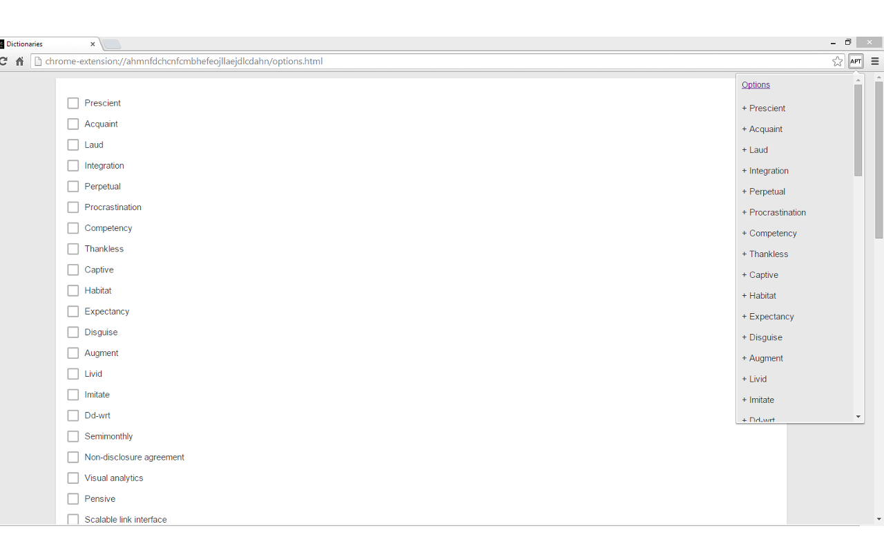 Aptitude-Words chrome谷歌浏览器插件_扩展第1张截图
