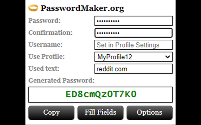 PasswordMaker.org chrome谷歌浏览器插件_扩展第1张截图