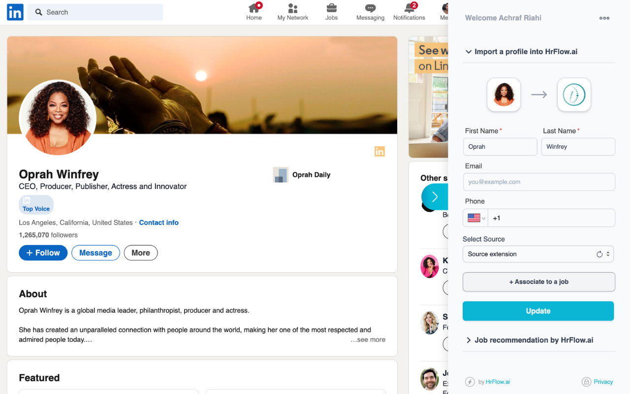 HrFlow.ai Profile Parsing chrome谷歌浏览器插件_扩展第3张截图