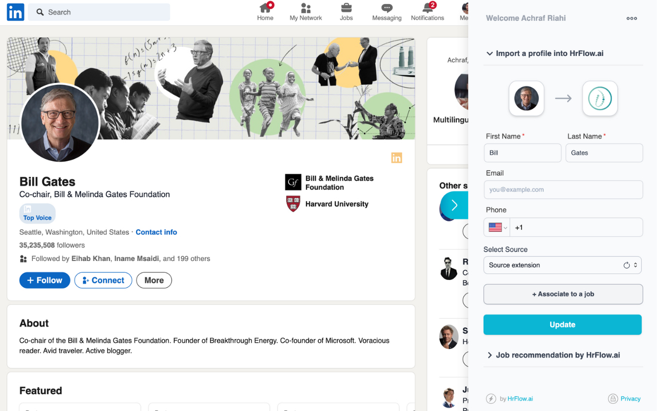 HrFlow.ai Profile Parsing chrome谷歌浏览器插件_扩展第4张截图