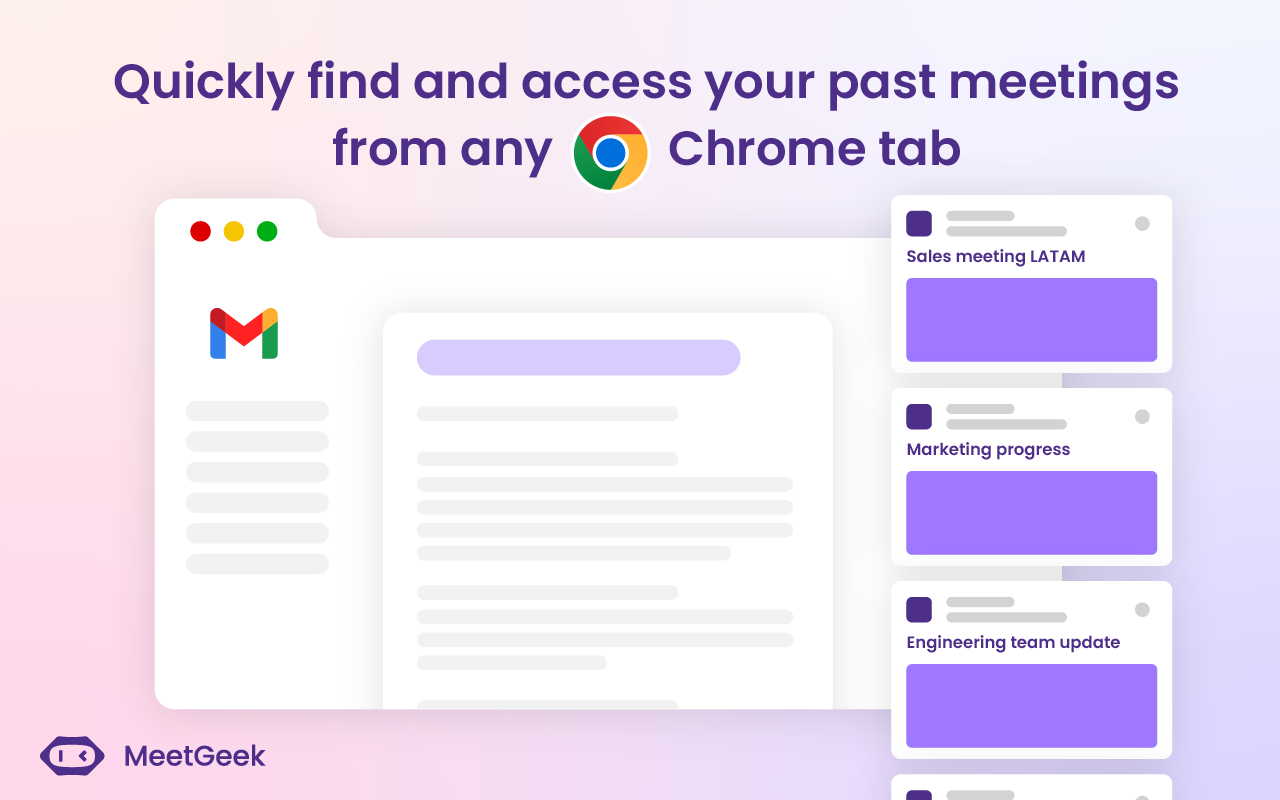 MeetGeek: AI Meeting Notes, Summary & Transcript chrome谷歌浏览器插件_扩展第2张截图