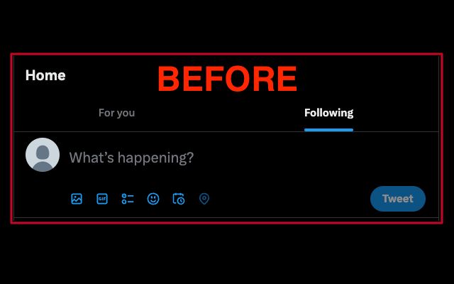 Remove Twitter For You chrome谷歌浏览器插件_扩展第1张截图