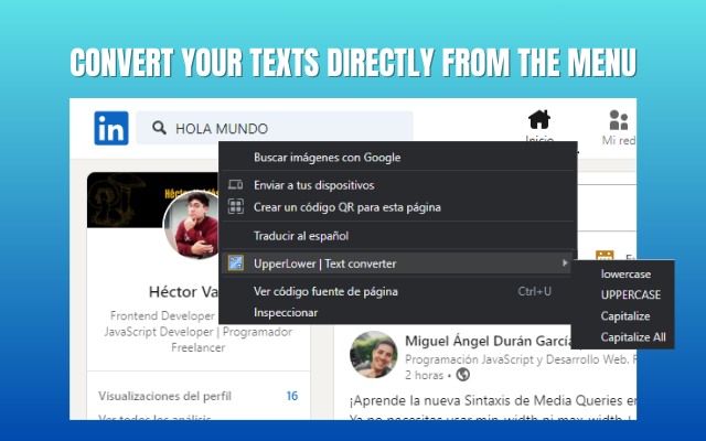Upper Lower - Text Case Converter chrome谷歌浏览器插件_扩展第2张截图