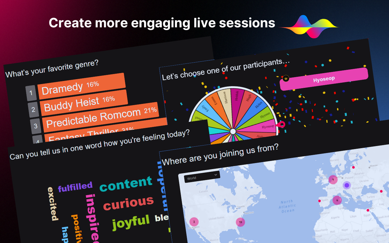 StreamAlive - Polls, Word Clouds & Spinner Wheels chrome谷歌浏览器插件_扩展第1张截图