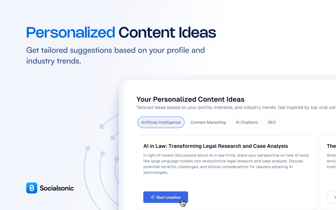 Socialsonic AI chrome谷歌浏览器插件_扩展第5张截图
