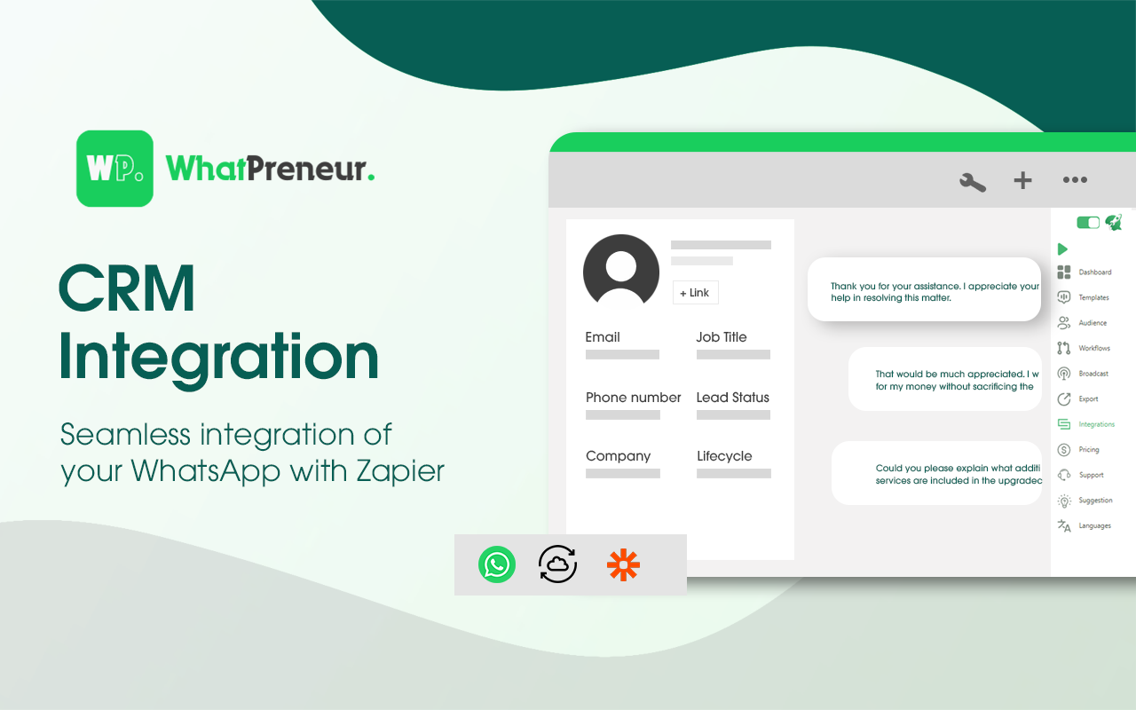 WhatPreneur: WhatsApp™ Web CRM with Contact Saver for Entrepreneurs chrome谷歌浏览器插件_扩展第3张截图