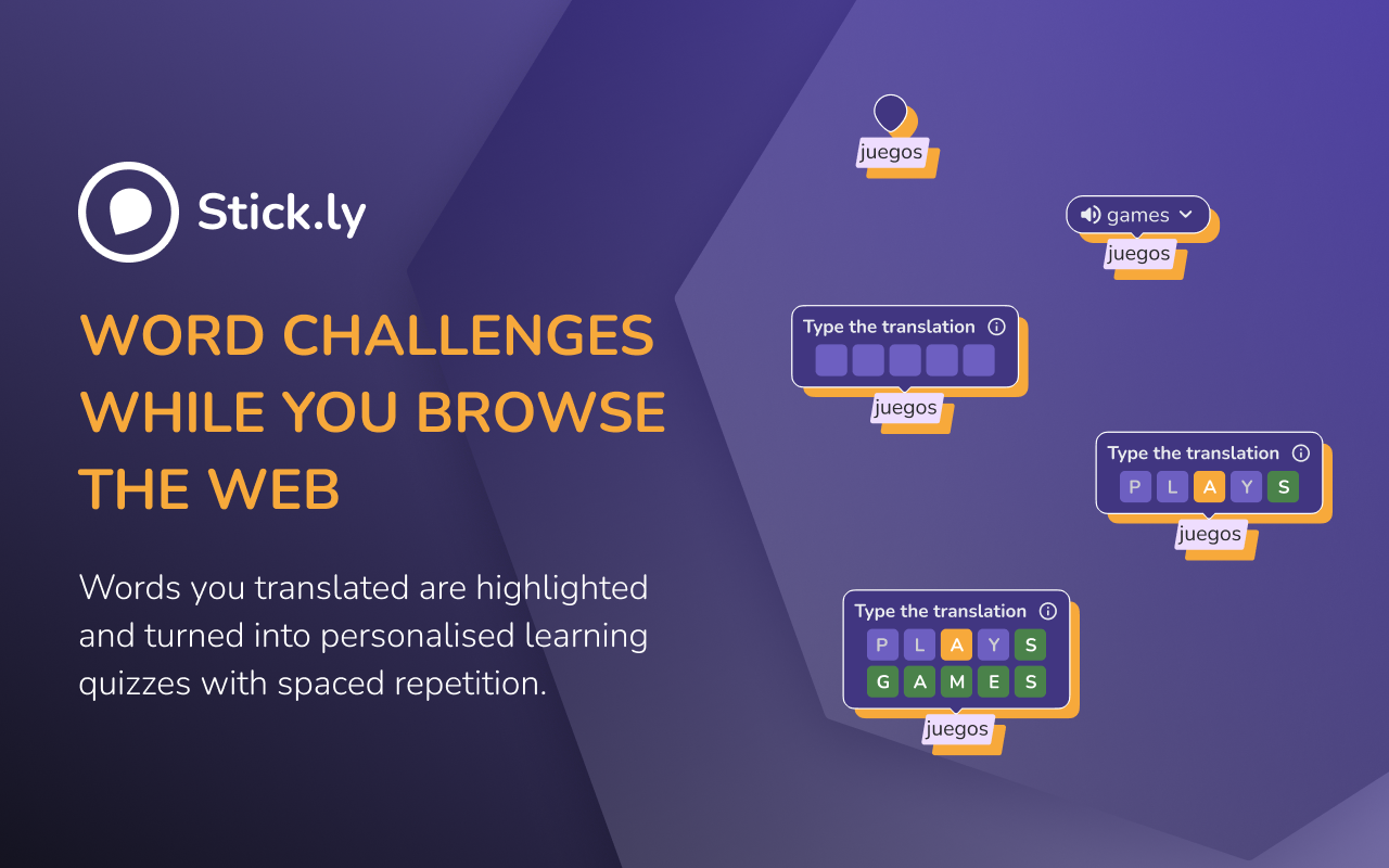 Stick.ly - translate & learn chrome谷歌浏览器插件_扩展第1张截图