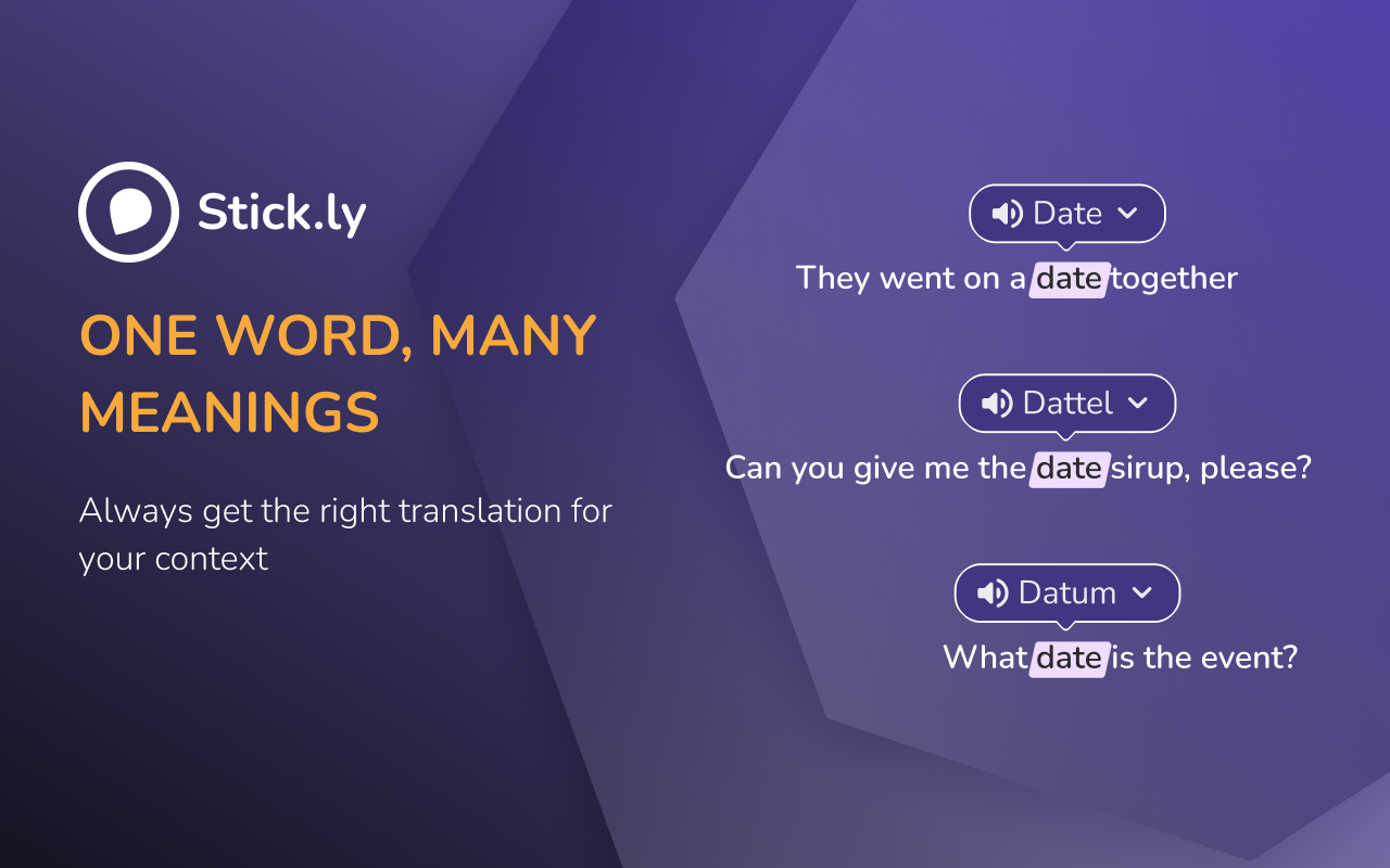 Stick.ly - translate & learn chrome谷歌浏览器插件_扩展第3张截图