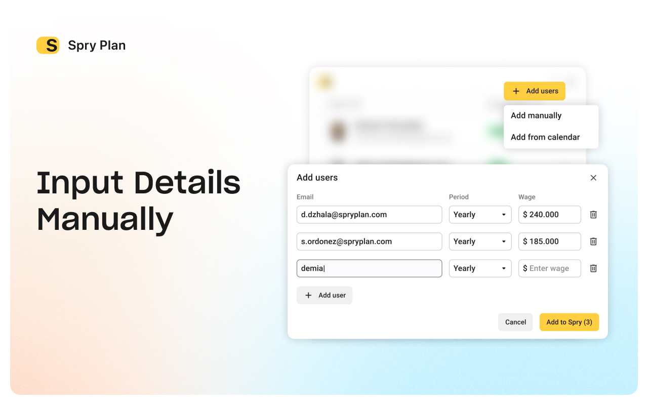 Spry Plan: Meeting Cost Calculator chrome谷歌浏览器插件_扩展第2张截图