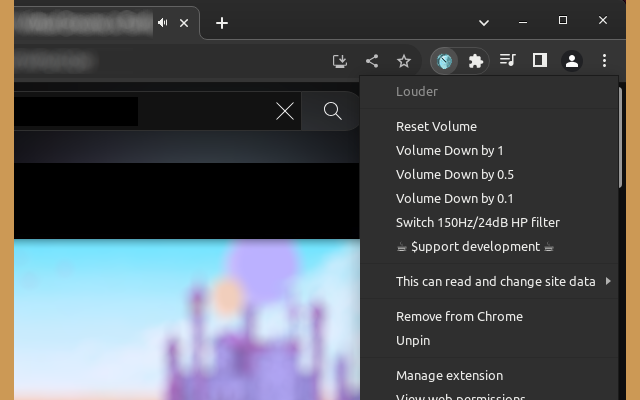 Louder chrome谷歌浏览器插件_扩展第1张截图