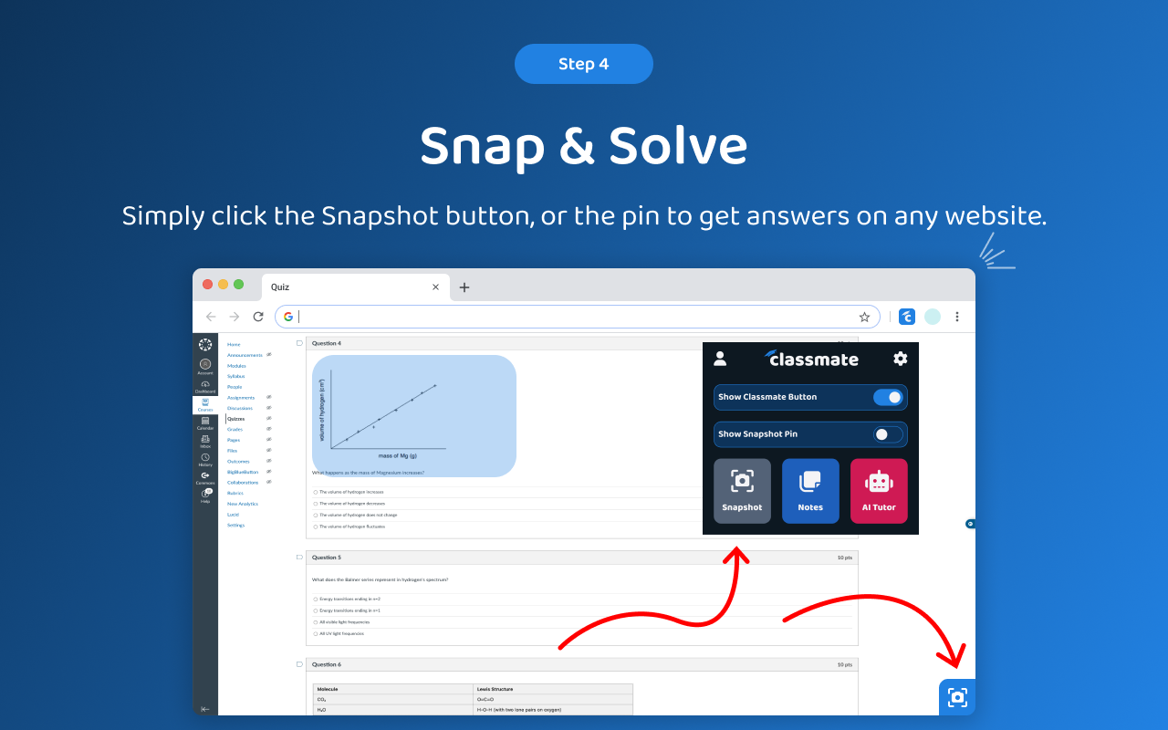 Classmate - AI Homework Help chrome谷歌浏览器插件_扩展第2张截图